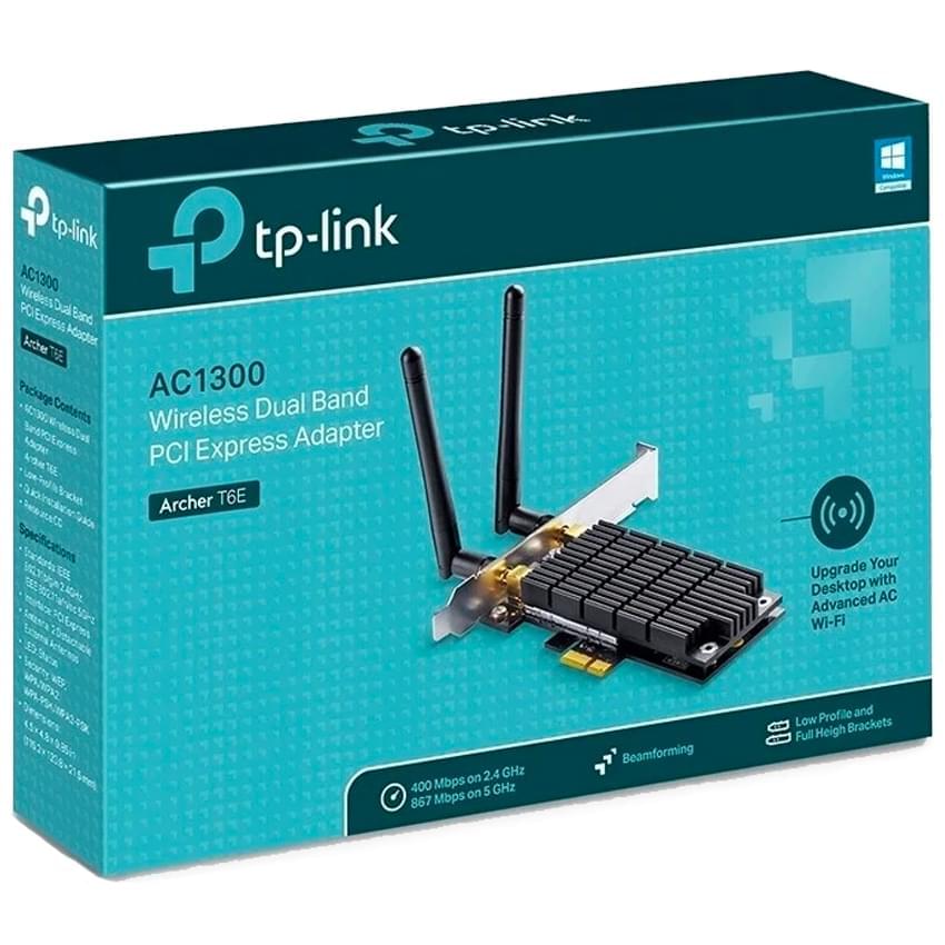 Placa Wifi Pci-E Tp-Link Archer T6e Ac1300 Plus Wifi 6